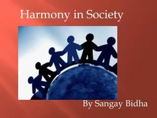 Harmony in Society