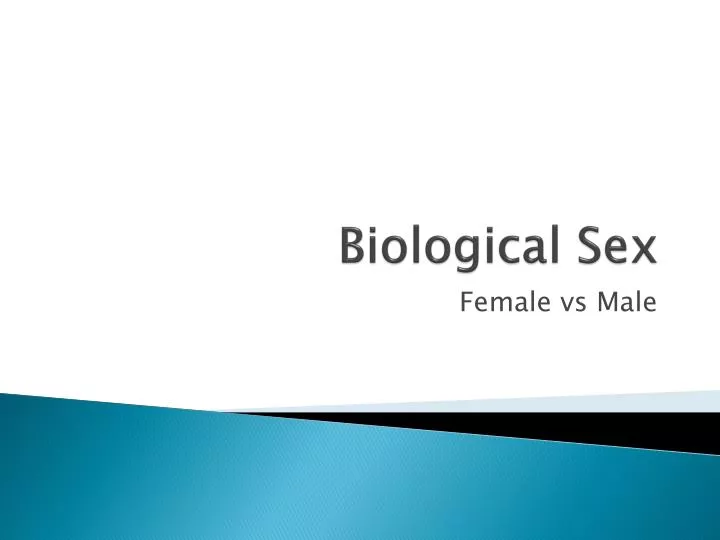 biological sex