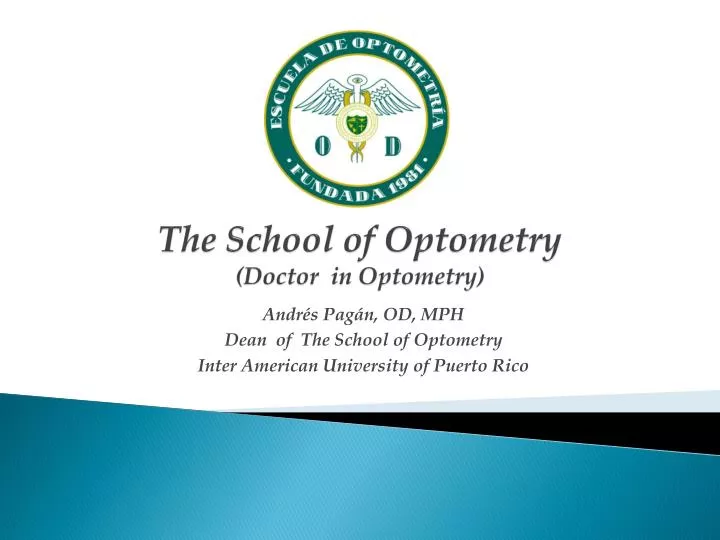 the school of optometry doctor in optometry