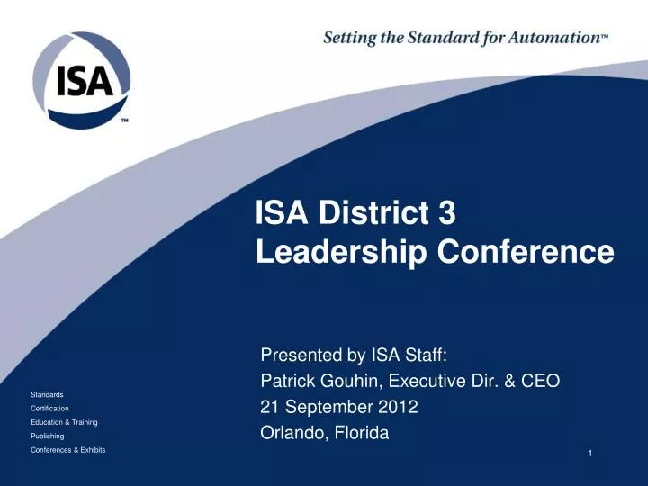 isa district 3 leadership conference