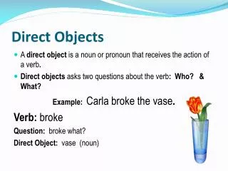 Direct Objects