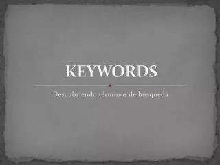 keywords