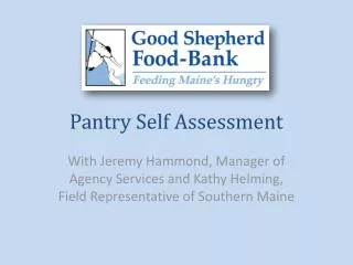 Pantry Self Assessment