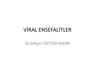 v ral ensefal tler