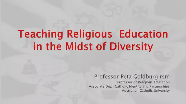 teaching religious education in the midst of diversity