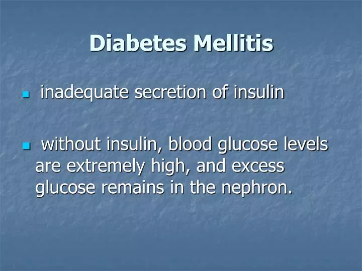 diabetes mellitis