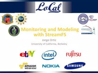 Monitoring and Modeling with StreamFS