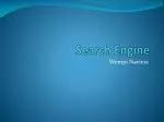 Search Engine - slide 1