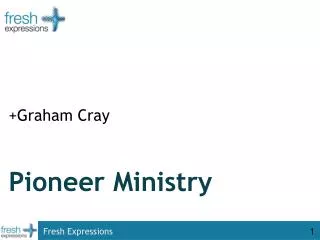 Pioneer Ministry