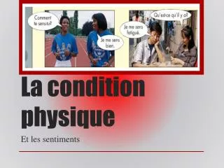 la condition physique