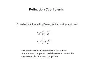Reflection Coefficients