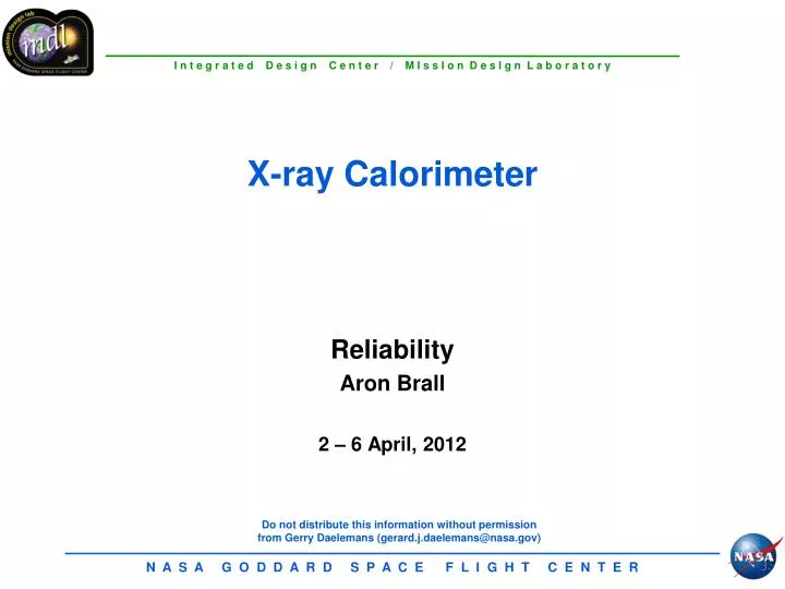 x ray calorimeter