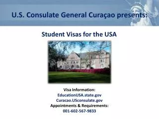 Student Visas for the USA