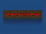 WIRELESS SENSOR NETWORK - slide 1