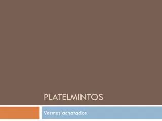 platelmintos