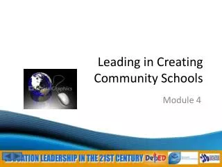 Leading in Creating Community Schools