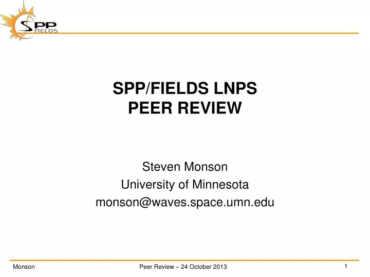 spp fields lnps peer review