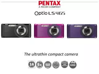 The ultrathin compact camera