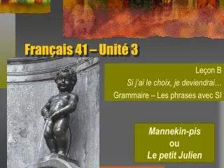 fran ais 41 unit 3