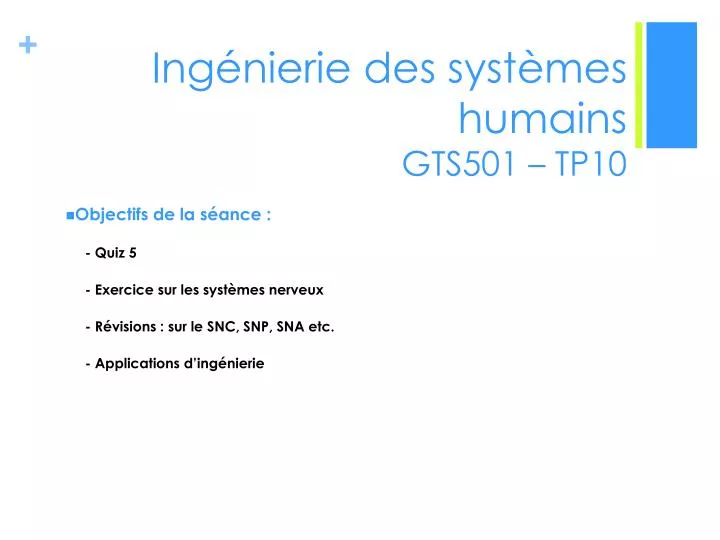 ing nierie des syst mes humains gts501 tp10