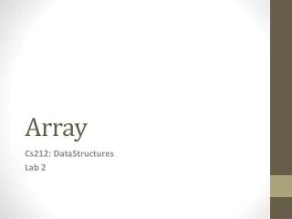 array