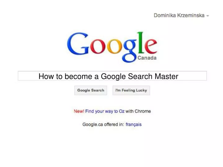 how to become a google search master