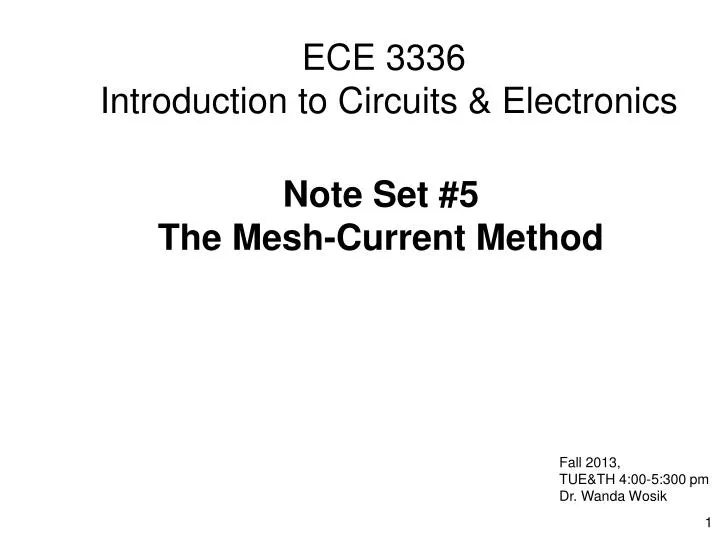 ece 3336 introduction to circuits electronics