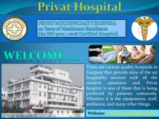 Privat Hospital - Gynaecologist in Gurgaon