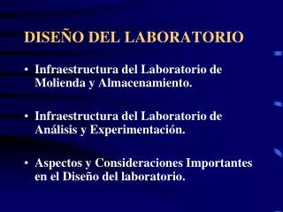 dise o del laboratorio