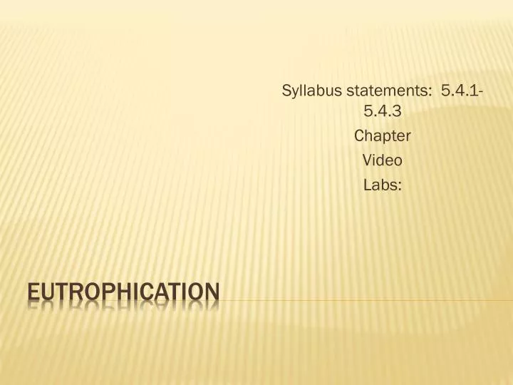 syllabus statements 5 4 1 5 4 3 chapter video labs