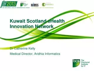 Kuwait Scotland eHealth Innovation Network