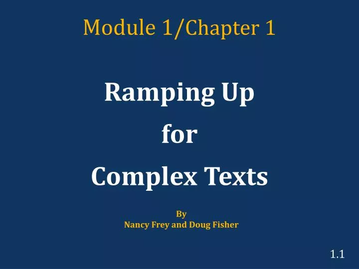 module 1 chapter 1