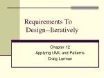 Object Design and UML Patterns: Architectural Dimensions and Layers - slide 1
