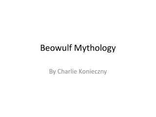 Beowulf Mythology