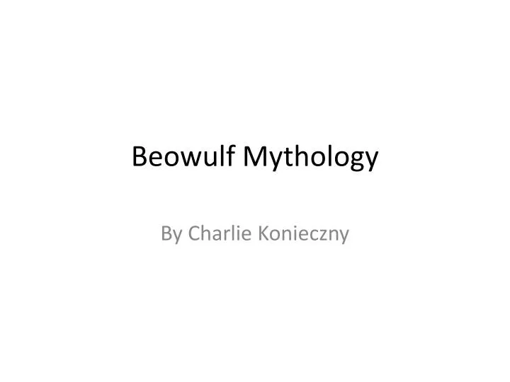beowulf mythology
