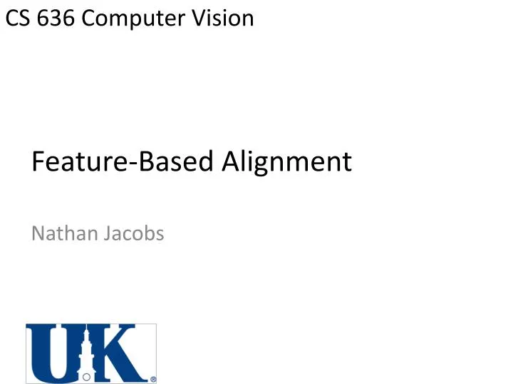 feature based alignment