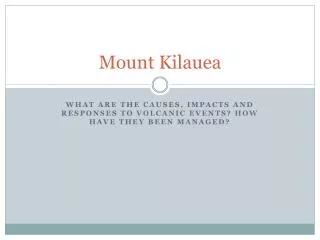 Mount Kilauea