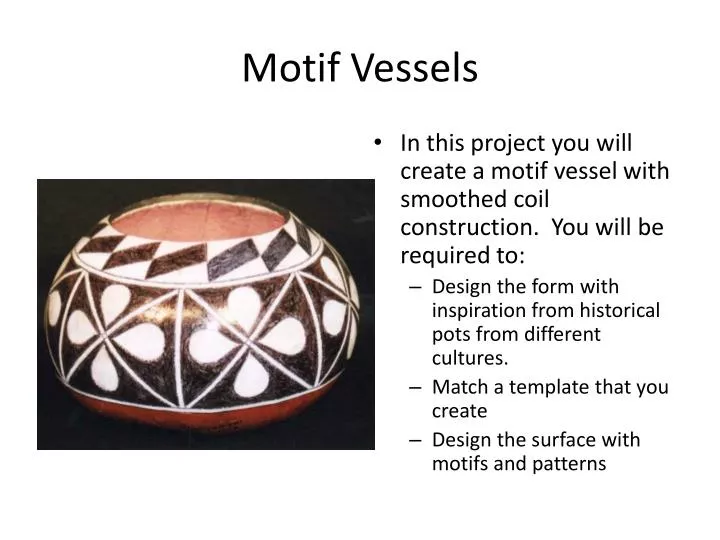 motif vessels