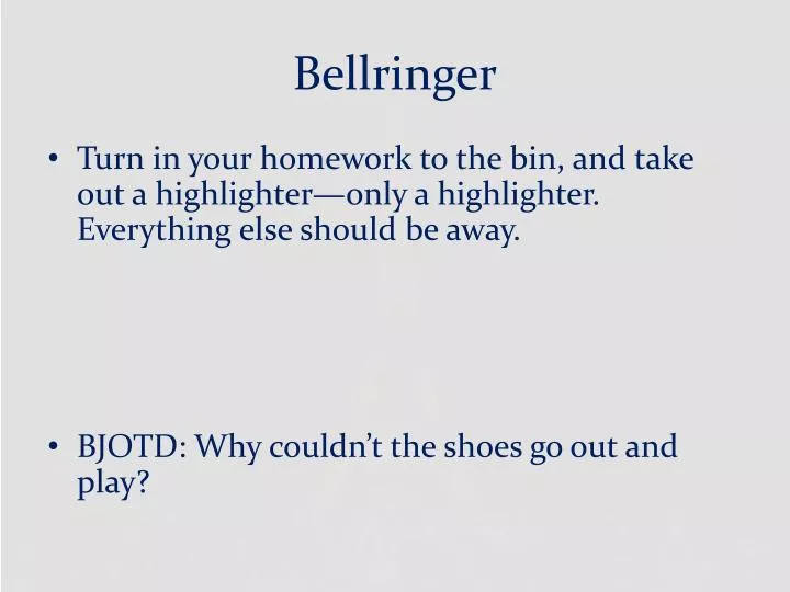 bellringer