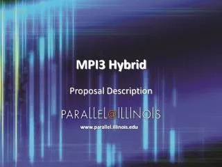 MPI3 Hybrid
