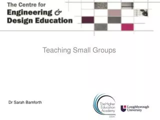 teaching small groups