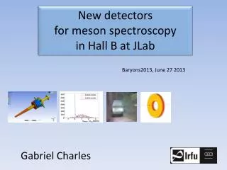 N ew detectors for meson spectroscopy in Hall B at JLab