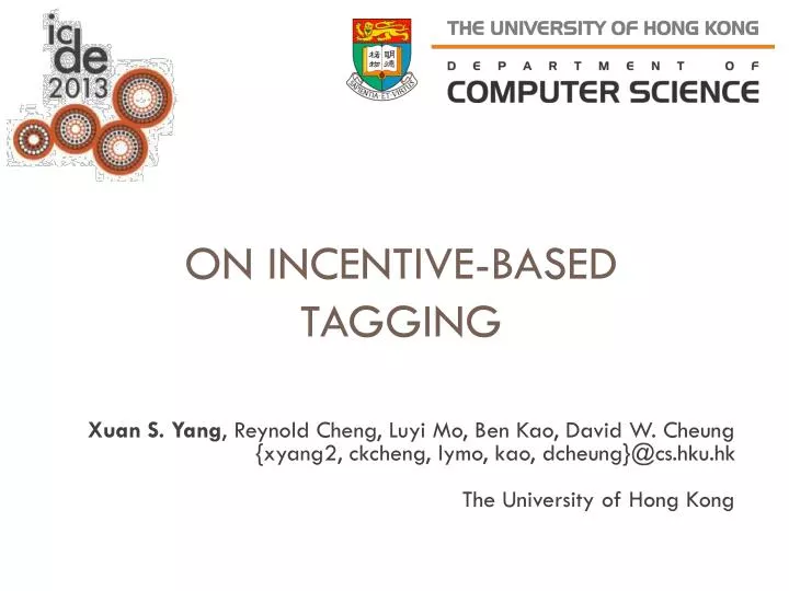 on incentive based tagging