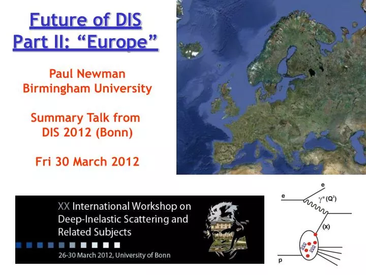 future of dis part ii europe