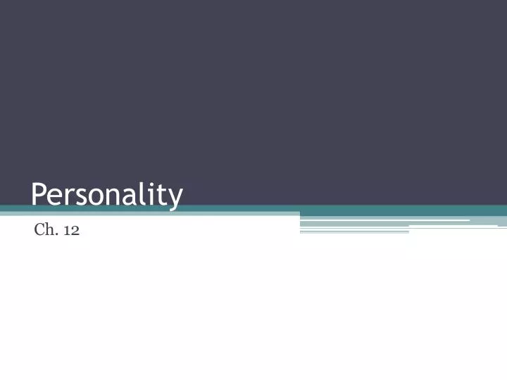 personality