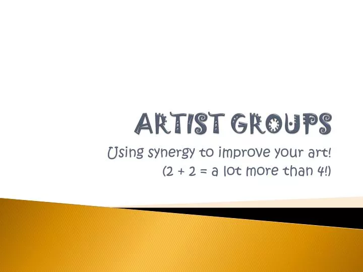 artist groups