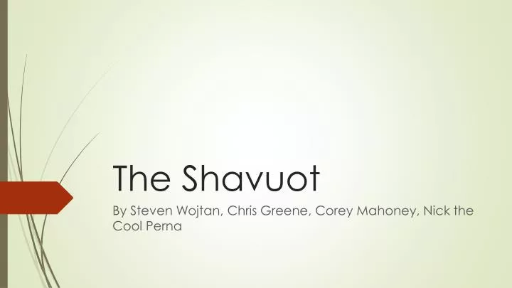 the shavuot