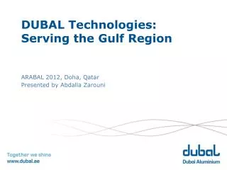 DUBAL Technologies: Serving the Gulf Region