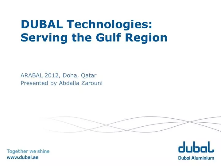 dubal technologies serving the gulf region