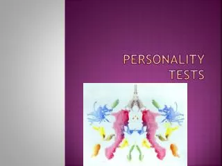 Personality Tests